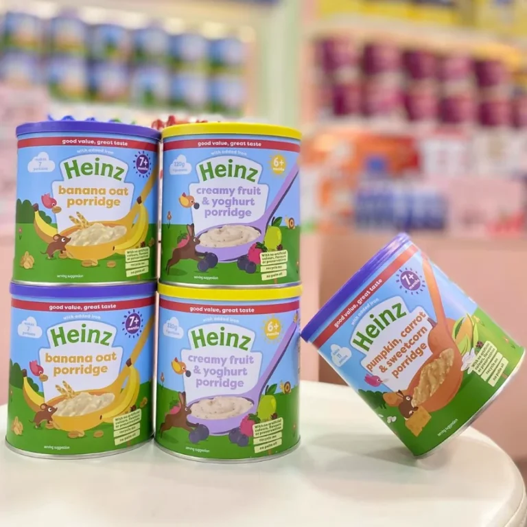 Heinz veggie pasta with cheese porridge