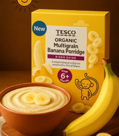 Tesco Organic Multigrain Banana Porridge
