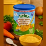Heinz veggie pasta with cheese porridge