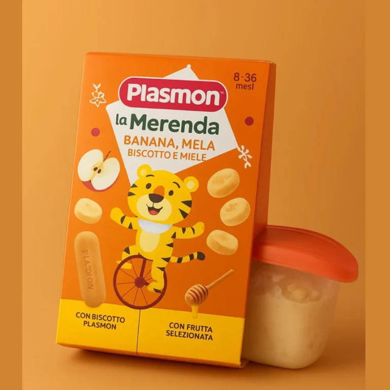 Plasmon la Merenda BANANA, MELA BISCOTTO É MIELE
