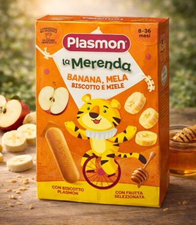 Plasmon la Merenda BANANA, MELA BISCOTTO É MIELE -240gm