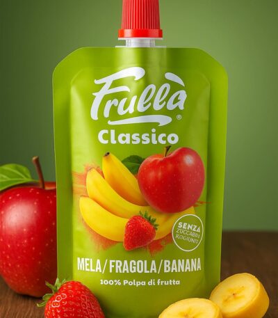 Frulla Fruit Purée – Apple, Strawberry & Banana
