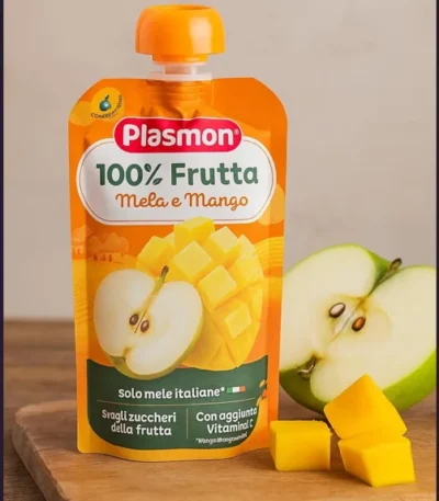 Plasmon Apple and Mango Puree with Vitamin C 100g