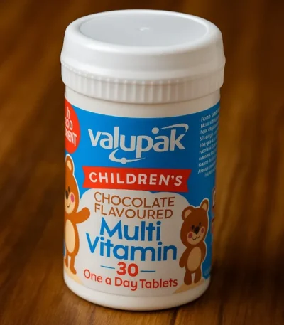 Valupak Children's Chocolate Flavoured Multi Vitamins Pack of 30