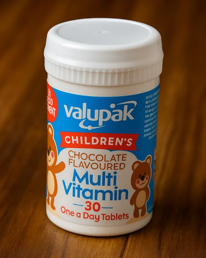 Valupak Children's Chocolate Flavoured Multi Vitamins Pack of 30