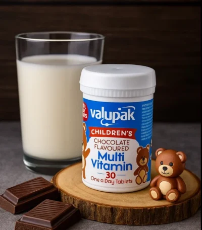 Valupak Children's Chocolate Flavoured Multi Vitamins Pack of 30