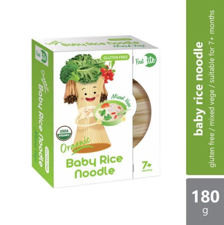 First Bite Mixed Vege Organic Baby Rice Noodle
