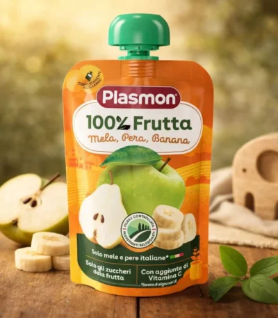 Plasmon 100% Fruit Mixed Apple, Pear & Banana – 100 ml