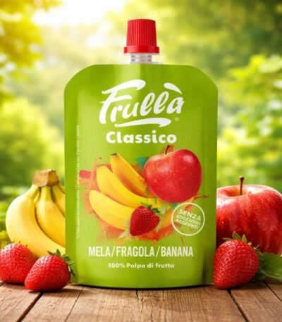 Frulla Fruit Puree - Apple, Strawberry & Banana