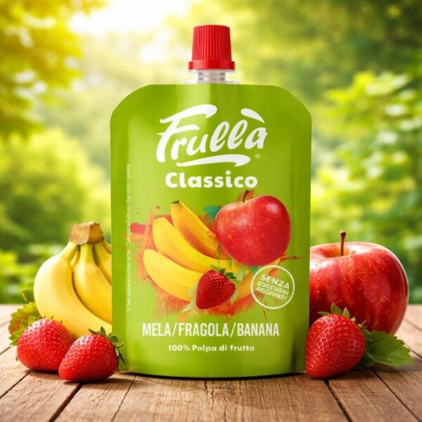 Frulla Fruit Puree - Apple, Strawberry & Banana