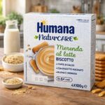 Humana Merenda Al Latte Biscotto 4×100g – 400g