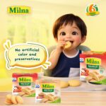 Milna Baby Biscuit Mixed Fruits – 130g