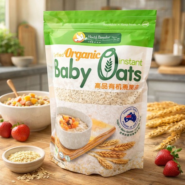 Organic Instant Baby Oats 500gm Organic Instant Baby Oats 500gm