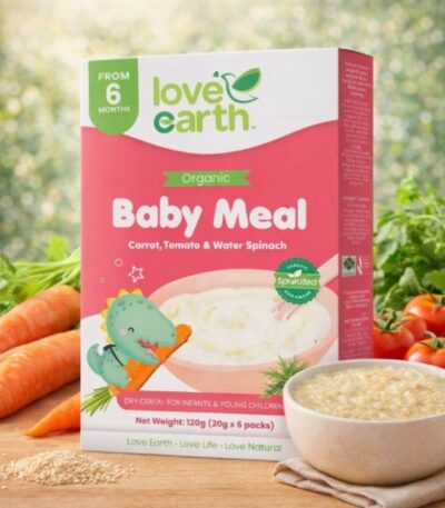Love Earth Organic Baby Meal Carrot, Tomato & Water Spinach (6months+)