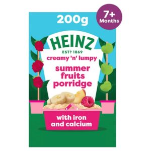 Heinz Summer Fruit Porridge – 200g (7 Months+) (paper pack)