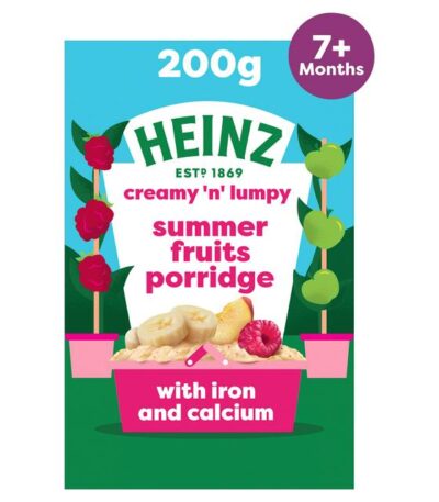 Heinz Summer Fruit Porridge – 200g (7 Months+) (paper pack)
