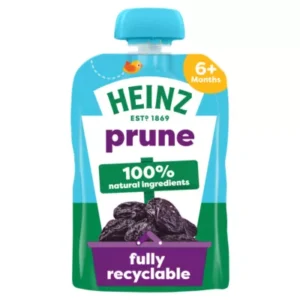 Heinz Prune Fruit Puree Pouch – 100g (6 Months+)