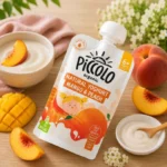 Piccolo Organic Mango & Peach Natural Yoghurt 100g