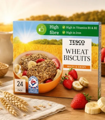 Tesco Wheat Biscuits Cereal 24 Pack