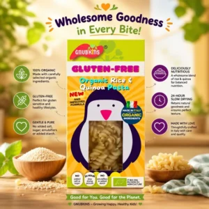 Gnubkins Gluten-Free Baby Pasta – 125g (7+ Months)