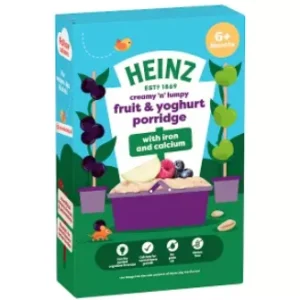 "Heinz Baby Food Fruit & Yoghurt Porridge 6+ Months 125g "