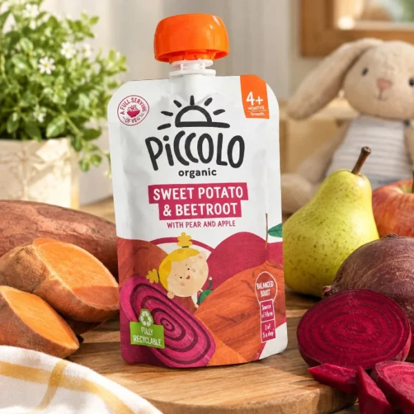 Piccolo Sweet Potato & Beetroot with Pear & Apple 100g